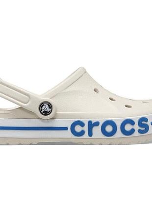 Crocs bayaband stucco bright cobalt original, оригінальні крокси чоловічі жіночі баябенд бежеві з коробкою m5w7(37-38)