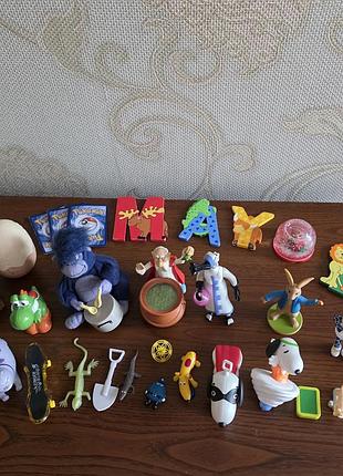 Лот колекційних іграшок kinder кіндер mcdonald's хеппі мил pokémon