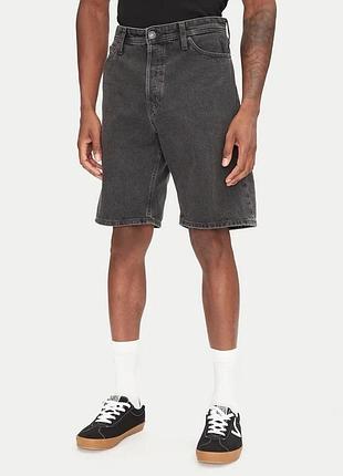 Мужские синие шорты jack & jones черный, xxl