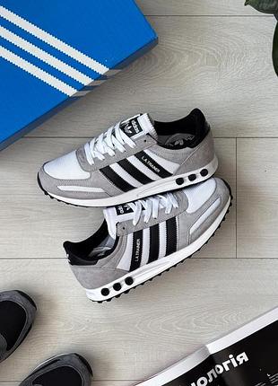 Adidas la trainer og light grey 3