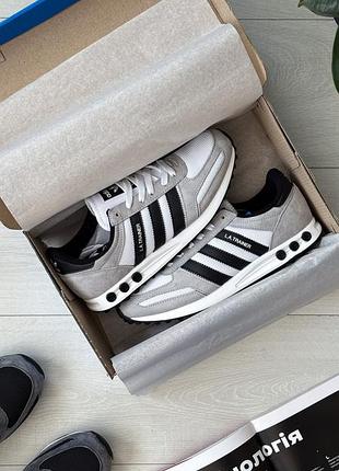 Adidas la trainer og light grey 4