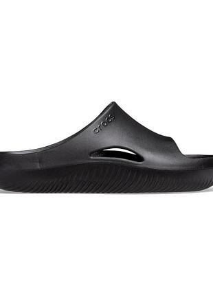 Crocs mellow slide black original, крокси капці слайд чорні оригінал з коробкою унісекс чоловічі m5w7 (37-38)