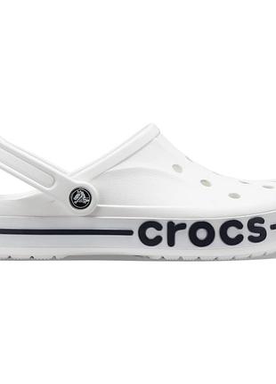 Crocs bayaband white original унісекс, крокси баябенд білі оригінальні з коробкою чоловічі жіночі m11 (44-45)