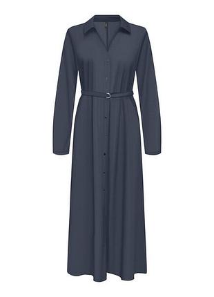 Женское синее платье only ombre blue, l