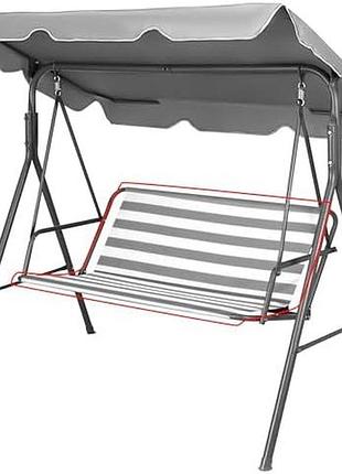 Чохол для садової гойдалки wingfly oxford 600d сірий 148x50x50 см