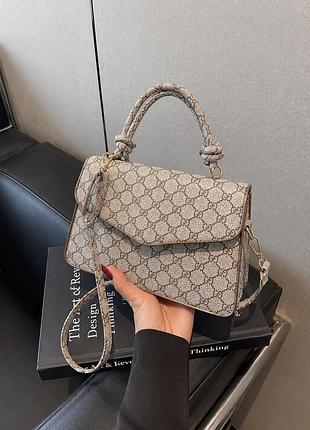 Жіноча стильна сумочка в стилі gucci / маленька брендова сумка