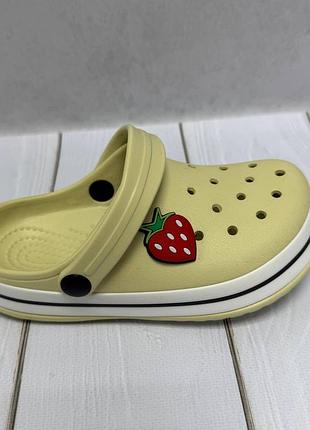 Детские сабо кроксы crocs luck line 28-35 оливковые