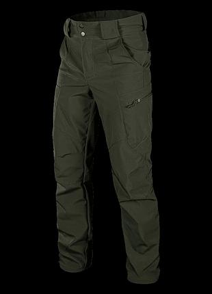 Штани тактичні утеплені softshell олива l