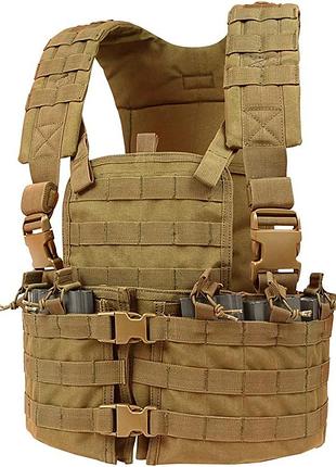 Тактический разгрузочный жилет рпс condor modular chest set coyote