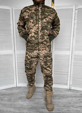 Костюм піксель зсу тактичний літній ріпстоп із капюшоном (арт. 11798) xxl