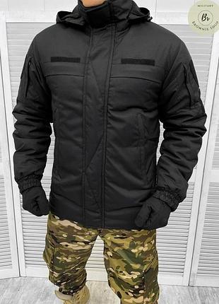 Куртка бушлат армейский special squad черный / тактическая военная куртка (арт. 13153) l