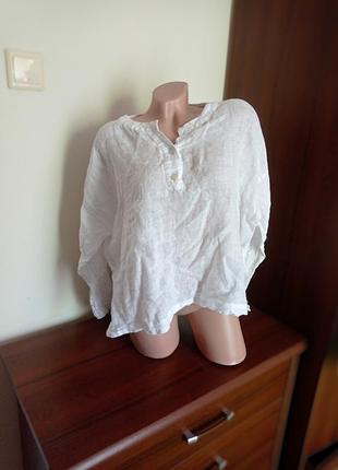 Льняная блуза от zara