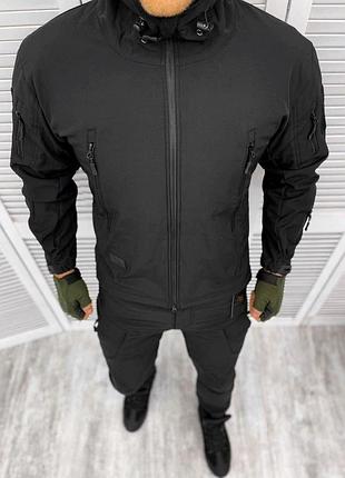 Тактический костюм softshell silver knight, костюм softshell полиция цвет олива/черный 3