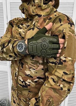 Куртка тактическая демисезонная softshell multicam всу 3xl
