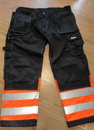 Рабочие брюки спецодежды с светоотражателями