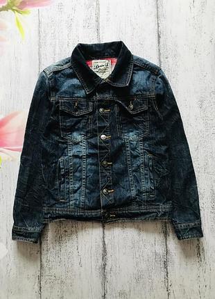 Крута джинсова куртка вітровка піджак denim co розмір 9-10років