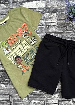 Футболка star war зріст 122, шорти matalan 7-8 р