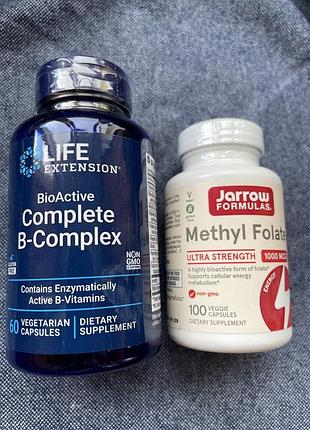 Комплекс вітамінів групи b, метил фолат. b-complex, methyl folat