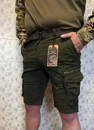 Шорты карго blackzi хаки. тактические шорты хаки р. 36-46 батал