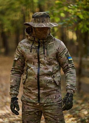 Куртка terra.куртка военного образца.куртка с капюшоном удлинена сзади.куртка мультикам.