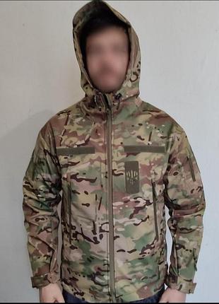 Тактична куртка soft shell, мультикам