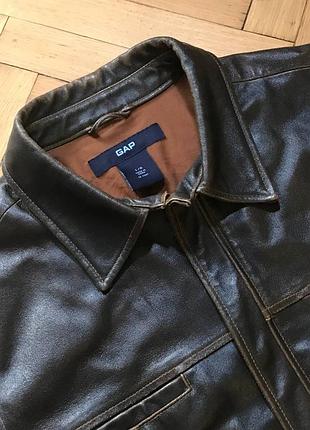 Чоловіча куртка gap, шоколадного кольору, розмір l