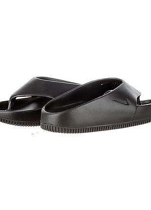 Женские шлепанцы стильные повседневный найк оригинал nike w calm flip flop fd4115-001