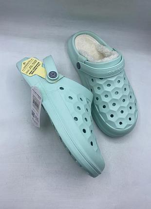 Утеплені крокси joybees varsity lined clog mint julep оригінал 41.5