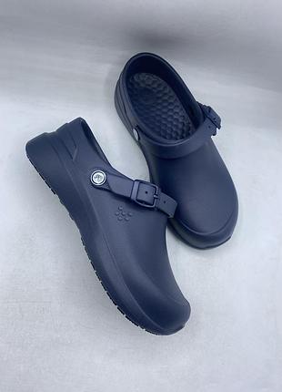 Темно- сині крокси joybees work clog true navy оригінал