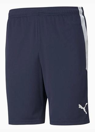 Шорти puma teamliga training shorts blue 657249-06, цвет синий, размер (европа) - l 657249-06 xl
