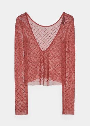 Сітка лонгслів bershka 3