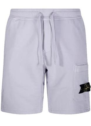Шорти stone island organic cotton fleece shorts k1s156200012-s0051-v0088 m