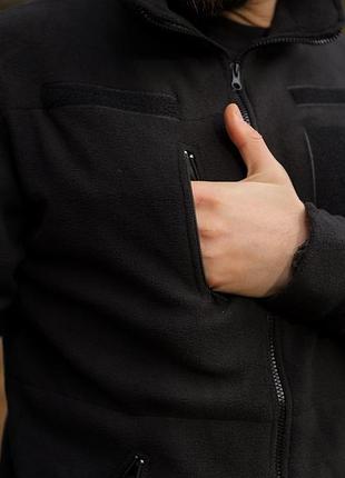 Кофта флисовая undolini черная 5