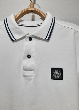 Stone island polo белая футболка поло xl