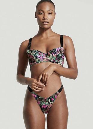 Купальник роздільний без push up victoria’s secret зі стразами розміри 32в,36ddd,42d,44c,44d