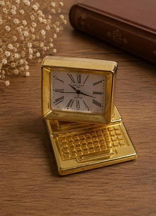 Вінтажний настільний годинник компʼютер ретро charles semard classic – swiss design