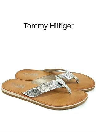 Жіночі в'єтнамки tommy hilfiger zehentrenner denim sea 16d оригінал