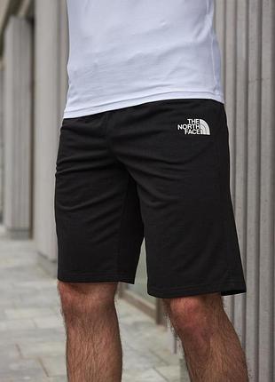Мужские черные спортивные шорты the north face двунитка , летние шорты tnf черные повседневные модные trek