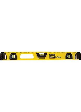Рівень stanley "fatmax i beam": l= 60 см, 3 капсули, алюмінієвий корпус + олівець, похибка 0,5 мм/м