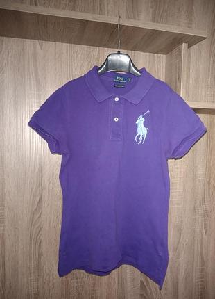 Футболка-поло, кофта літня ralph lauren для хлопчика 7-8 років, зріст 140 см