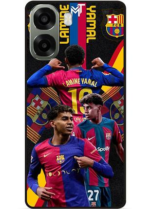 Силіконовий чохол бампер для oppo a6x з малюнком ламин ямаль lamine yamal barcelona