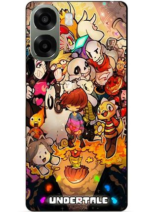 Силіконовий чохол бампер для oppo a6x з малюнком андертейл undertale