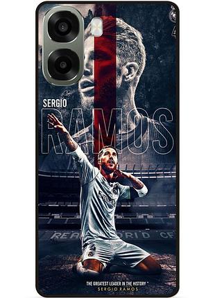 Силіконовий чохол бампер для oppo a6x з малюнком sergio ramos серхио рамос
