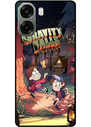Силіконовий чохол бампер для oppo a6x з малюнком гравіті фолз gravity falls