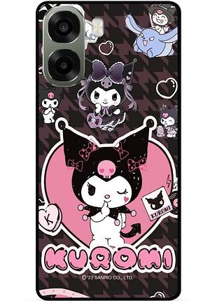 Силіконовий чохол бампер для oppo a6x з малюнком kuromi куромі