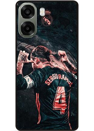 Силіконовий чохол бампер для oppo a6x з малюнком серхио рамос sergio ramos