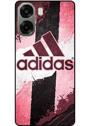 Чохол силіконовий бампер для oppo a6x з картинкою адідас adidas