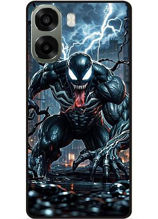 Силіконовий бампер чохол для oppo a6x з малюнком веном marvel venom
