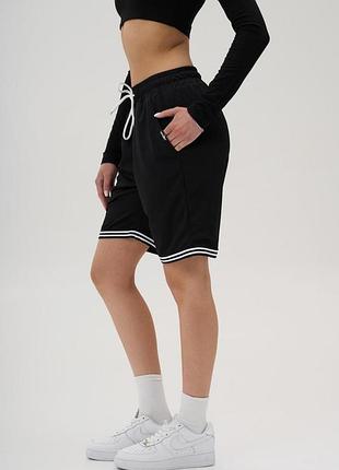 Жіночі легкі трикотажні шорти without coolmax twostripe black m