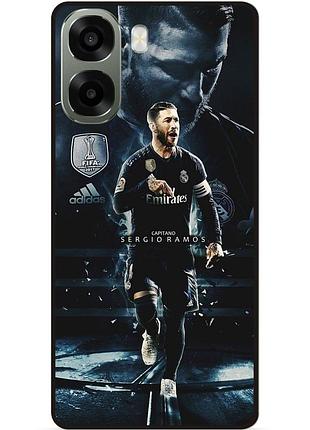 Силіконовий чохол бампер для oppo a6x з малюнком sergio ramos серхио рамос